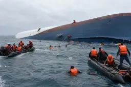 Echipajul a încuiat pasagerii în cabină înainte de scufundarea feribotului din largul Kyreniei